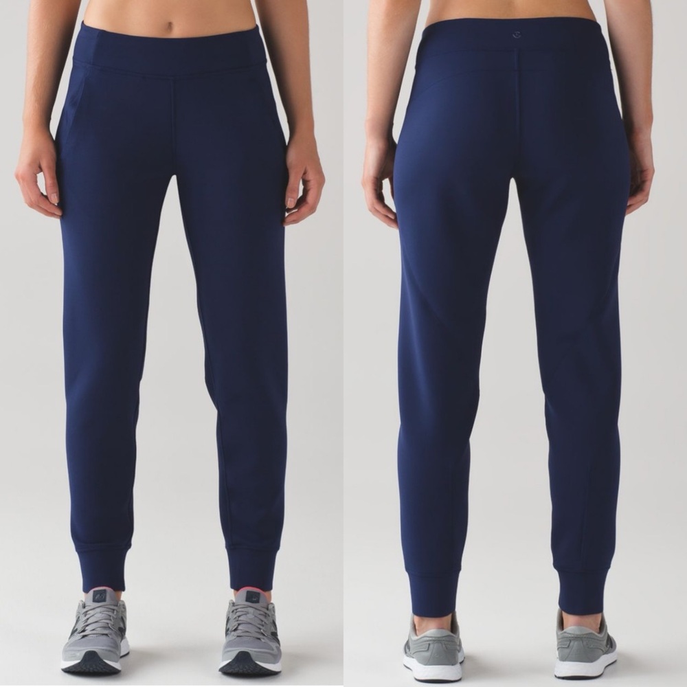 Lululemon‎ Embrace The Space Pant Hero Blue Womens 6 Thick Fabric Thermo Winter